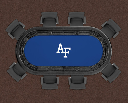 Air Force Falcons 96" Texas Hold 'Em Game Table Felt