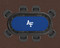 Air Force Falcons 96" Texas Hold 'Em Game Table Felt