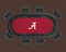 Alabama Crimson Tide 96" Texas Hold 'Em Game Table Felt