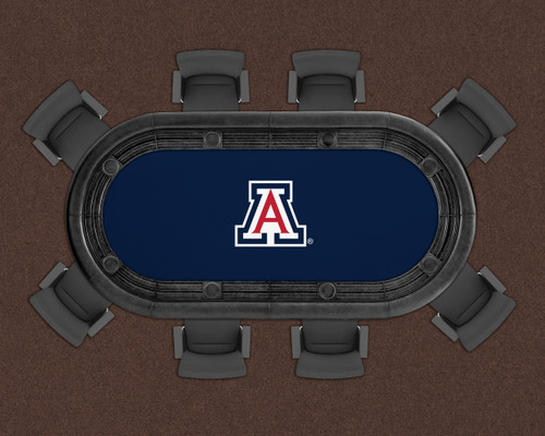 Arizona Wildcats 96" Texas Hold 'Em Game Table Felt