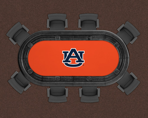 Auburn Tigers 96" Texas Hold 'Em Game Table Felt