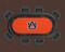 Auburn Tigers 96" Texas Hold 'Em Game Table Felt