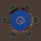 Boise St. Broncos 48" Standard Game Table Felt