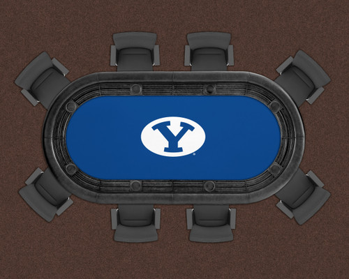 BYU Cougars 96" Texas Hold 'Em Game Table Felt
