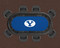 BYU Cougars 96" Texas Hold 'Em Game Table Felt