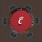 Cincinnati Bearcats 48" Standard Game Table Felt Cincinnati Bearcats 48" Standard Game Table Felt