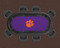 Clemson Tigers 96" Texas Hold 'Em Game Table Felt