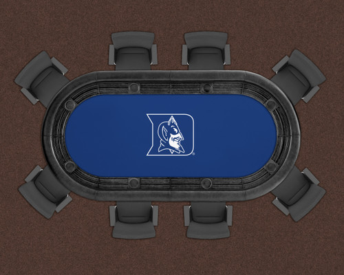 Duke Blue Devils 96" Texas Hold 'Em Game Table Felt