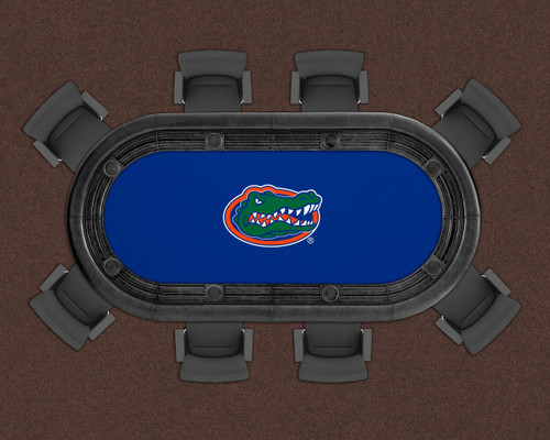 Florida Gators 96" Texas Hold 'Em Game Table Felt