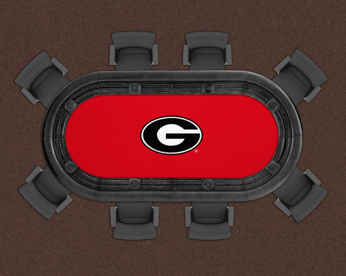 Georgia Bulldogs 96" Texas Hold 'Em Game Table Felt