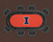 Illinois Fighting Illini 96" Texas Hold 'Em Game Table Felt