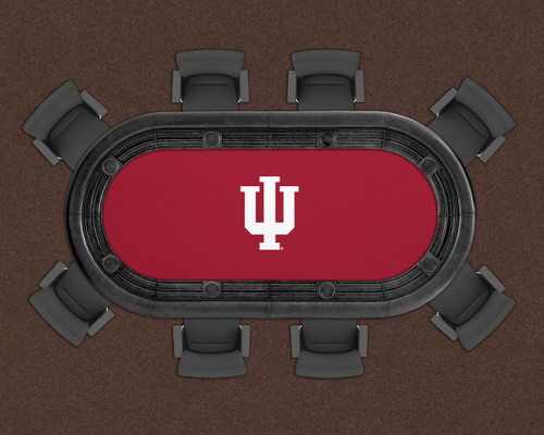 Indiana Hoosiers 96" Texas Hold 'Em Game Table Felt