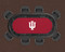 Indiana Hoosiers 96" Texas Hold 'Em Game Table Felt