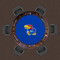 Kansas Jayhawks 48" Standard Game Table Felt Kansas Jayhawks 48" Standard Game Table Felt