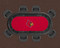 Louisville Cardinals 96" Texas Hold 'Em Game Table Felt