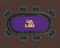 LSU Tigers 96" Texas Hold 'Em Game Table Felt