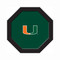Miami Hurricanes 48" Standard Game Table Felt Miami Hurricanes 48" Standard Game Table Felt