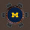 Michigan Wolverines 48" Standard Game Table Felt Michigan Wolverines 48" Standard Game Table Felt