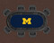 Michigan Wolverines 96" Texas Hold 'Em Game Table Felt