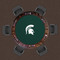 Michigan St. Spartans 48" Standard Game Table Felt