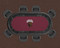 Montana Grizzlies 96" Texas Hold 'Em Game Table Felt