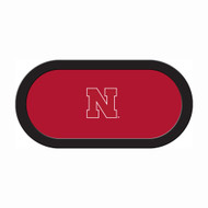 Nebraska Cornhuskers 96" Texas Hold 'Em Game Table Felt