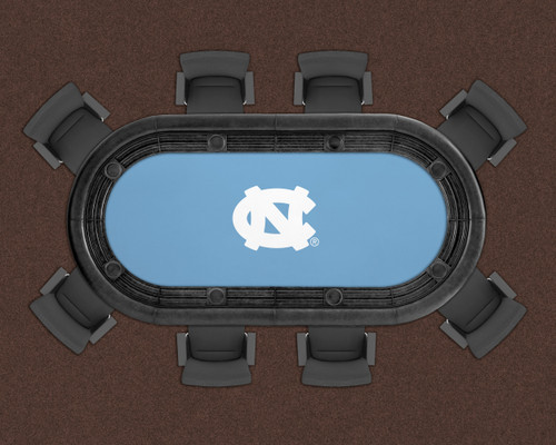 North Carolina Tar Heels 96" Texas Hold 'Em Game Table Felt