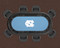 North Carolina Tar Heels 96" Texas Hold 'Em Game Table Felt