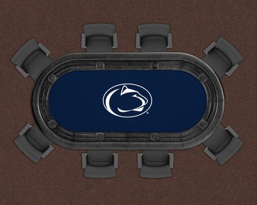 Penn St. Nittany Lions 96" Texas Hold 'Em Game Table Felt