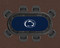 Penn St. Nittany Lions 96" Texas Hold 'Em Game Table Felt