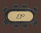Purdue Boilermakers 96" Texas Hold 'Em Game Table Felt