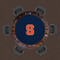 Syracuse Orange 48" Standard Game Table Felt