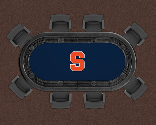 Syracuse Orange 96" Texas Hold 'Em Game Table Felt