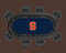 Syracuse Orange 96" Texas Hold 'Em Game Table Felt