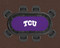 TCU Horned Frogs 96" Texas Hold 'Em Game Table Felt