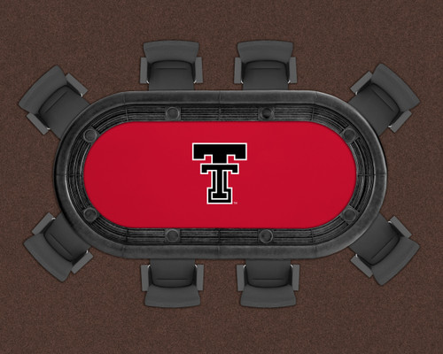 Texas Tech Red Raiders 96" Texas Hold 'Em Game Table Felt