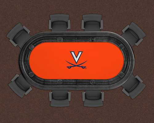 Virginia Cavaliers 96" Texas Hold 'Em Game Table Felt