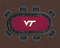 Virginia Tech Hokies 96" Texas Hold 'Em Game Table Felt