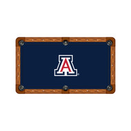 Arizona Wildcats 9' Recreational Billiard Table Felt - Classic A Logo on Blue