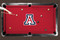 Arizona Wildcats 9' Recreational Billiard Table Felt - Classic A Logo on Red