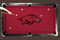 Arkansas Razorbacks 9' Recreational Billiard Table Felt - Razorback Logo