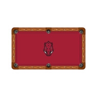 Arkansas Razorbacks 7'/8' Recreational Billiard Table Felt - Razorback Head