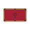 Arkansas Razorbacks 7'/8' Recreational Billiard Table Felt - Razorback Head Arkansas Razorbacks 7'/8' Recreational Billiard Table Felt - Razorback Head