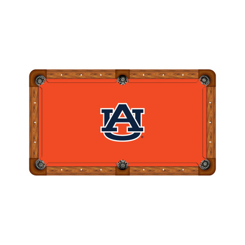 Auburn Tigers 7'/8' Recreational Billiard Table Felt - Eyes Logo