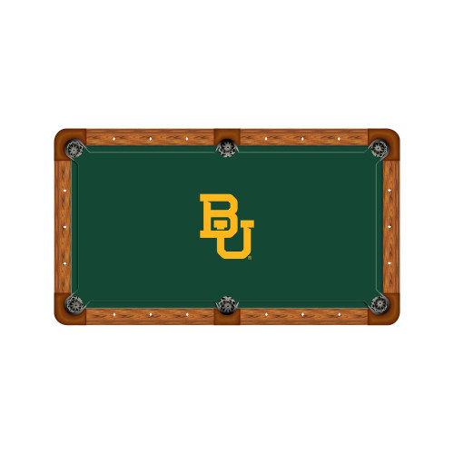 Baylor Bears 7'/8' Billiard Table Felt- Recreational - BU Logo