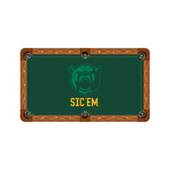 Baylor Bears 9' Billiard Table Felt- Recreational - BU Logo
