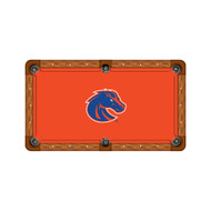 Boise State Broncos 9' Recreational Billiard Table Felt - Mascot on Orange