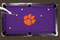 Clemson Tigers 9' Recreational Billiard Table Felt - Orange Paw on Purple