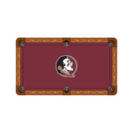 Florida State Seminoles 9' Recreational Billiard Table Felt - Mascot on Garnet