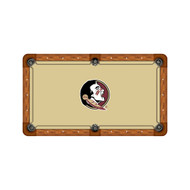 Florida State Seminoles 7'/8' Recreational Billiard Table Felt - Mascot on Gold